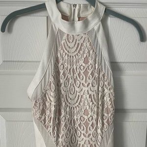 Impressions white dress size medium